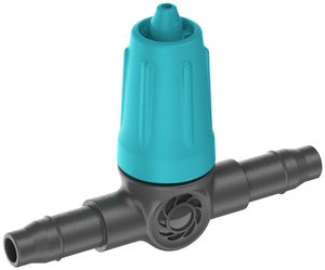 Micro-Drip-System Regulowane kroplowniki liniowe 0-15 l/h - zawartość: 10 kroplowników liniowych, 1 nasadka Reihentropfer GARDENA 13315-20 10 szt.