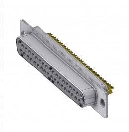 Złącze żeńskie D-Sub Deltron Connectors DT 37 SZ/2, rzędy: 2, styki: 37, 180 °, 1 szt.