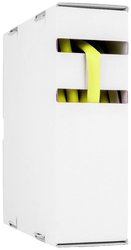 Rurka termokurczliwa bez kleju, H-2(Z), obkurcz: 2:1, 19,0 - 9,5mm, żółta, w kartonie dyspenserowym 5m Rurka termokurczliwa bez kleju Hongshang H-2(Z) 2111114048, 2:1, od 19.00 mm do 9.50 mm, 5 m