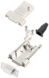 Zestaw listew żeńskich D-Sub encitech DTSL09-LJSRG-T-DBS-W-K 6355-8040-11, rzędy: 2, styki: 9, 180 °, 1 szt.