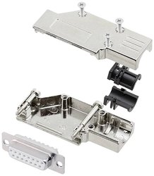 Zestaw listew żeńskich D-Sub encitech DCMR15-FK-DMS-W-K 6355-8065-32, rzędy: 2, styki: 15, 90 °, 1 szt.