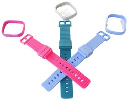 Xplora X6 Play Kids Zamienna opaska na rękę     ciemnoróżowy, granatowy, limonkowy