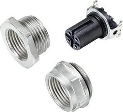 Złącze męskie okrągłe miniaturowe  binder 99 3432 351 04, styki:4, 250 V, 4 A, 1 szt.