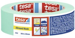 tesa® PROFESSIONAL 4352 Allround Mask - taśma maskująca do ostrych krawędzi lakieru 50m:30mm Taśma maskująca tesa 04352-00002-00 ALLROUND MASK (D x S) 50 m x 30 mm 50 m 1 szt.