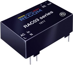 Zasilacz AC/DC RECOM RAC03-24SC 24 V/DC 0.125 A 3 W