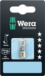 Bit krzyżakowy PZ 1 Wera 3855/1 TS SB SiS 05073613001 stal nierdzewna D 6.3 1 szt.