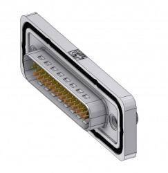 Złącze męskie D-Sub Deltron Connectors HD-DWM44PY/2M85UN, rzędy: 3, styki: 44, 180 °, 1 szt.