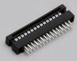 TRU COMPONENTS TC-2506347 Listwa ze złączami sprężynowymi z płaskim gniazdem kablowym Siatka: 2 mm Ilośc pinów: 20 Ilość rzędów: 2 1 szt.