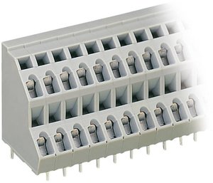 WAGO 736-108 2-piętrowa złączka do płytek drukowanych