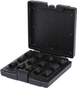 Zestaw nasadek udarowych 1/2&quot, 12-kątnych, krótkie, 13-cz Zestaw kluczy nasadowych KS Tools 515.0900 515.0900