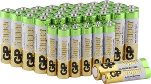 Zestaw baterii AAA, AA GP Batteries, 44 szt.