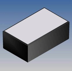 TEKO ABS enclosure z a plastic cover i a 0,5 panelem aluminiowym, wewnętrzne wytyczne PCB, cloing by four SCRS 215 x 130 x 80 mm Black RAL 9004 Obudowa uniwersalna TEKO 154/P.9, (D x S x W) 215 x 130 x 79.4 mm, aluminium, ABS, 1 szt.
