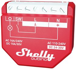 Przekaźnik Shelly Wave 1PM UP maks. 16 A, 1 kanał, funkcja pomiarowa, Z-Wave Shelly Wave 1PM  Element wykonawczy  Z-Wave, Z-Wave+