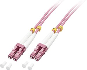 Kabel światłowodowy LINDY LINDY LWL-Duplexkabel LC/LC OM4 5m 46343, złącze męskie LC, złącze męskie LC, 5.00 m