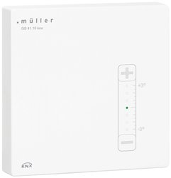Czujnik jakości powietrza CO2 / regulator klimatu w pomieszczeniu Müller 24301   GS 41.11 knx