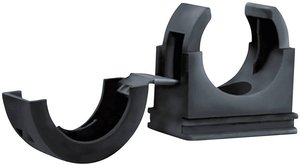 Uchwyt wężowy HelaGuard HellermannTyton AFCP20, O 20 mm, czarny