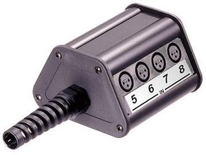 Stagebox Rean AV NSB1B-8/0 NSB1B-8/0, gniazdo, 1 szt.