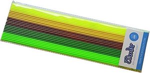 Pakiet filamentu ABS 3Doodler AB-MIX6, Średnica filamentu: 3 mm, 63 g, zielony neonowy, ciemnozielony, brązowy, pomarańczowy, żółty neonowy