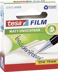 Taśma samoprzylepna tesa Niewidzialna 57312-00008-02  (D x S) 33 m x 19 mm 33 m 1 szt.
