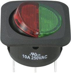 Przełącznik TRU COMPONENTS 1587960, 250 V/AC, 10 A, 1 x wł/wł, zatrzask, 1 szt.