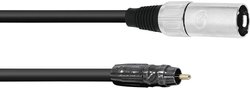 Przejściówka Omnitronic 30225125 [1x złącze męskie RCA/cinch - 1x złącze męskie XLR 3 pin] 2.00 m