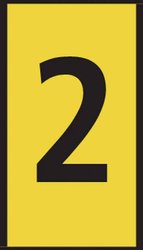 Oznacznik kablowy HellermannTyton WIC0-2-PA66-YE 561-00624, 200 szt.