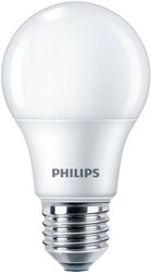 Żarówka LED Philips zastępuje 60 w, E27, ciepła biel (2700 K), 806 lumenów, standardowy kształt, zestaw 3 szt Żarówka LED Philips Lighting 77549000 E-27 8 W = 60 W 806 lm ciepła biel 3 szt.
