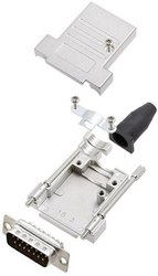 Zestaw listew męskich D-Sub Amphenol L17DTSL25-RG-LJS-T+L717SDB25P, rzędy: 2, styki: 25, 180 °, 1 szt.