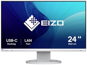 EIZO EV2490-WT Monitor  EEK C (A - G) 60.5 cm (23.8 cal) 1920 x 1080 px 16:9 5 ms HDMI, DisplayPort, USB-C®, USB-B, słuchawki (jack 3,5 mm), USB 3.2 Gen 1 (USB 3.0), RJ45 LCD (IPS)