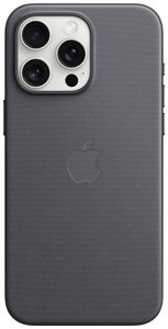 Apple Finewoven Case Futerał backcase Apple iPhone Pro Max czarny Ładowarka indukcyjna, Odporny na wstrząsy