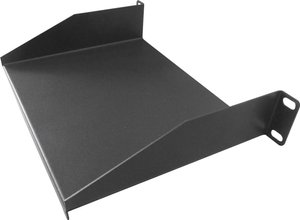 Renkforce 25,4 cm (10'') półka na urządzenia ze szczelinami wentylacyjnymi, głębokość montażu: 17,9 cm, 1 HE Półka na urządzenia Renkforce RF-3429162, 1 szt.