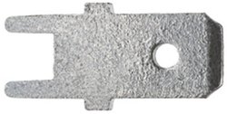 Wtyk płaski męski do lutowania Klauke 2030, 6,3 x 0,8 mm