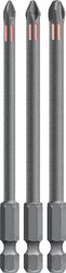 Zestaw bitów TORSION, 100 mm Bity kwb  123040 3 szt.