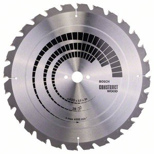 Tarcza tnąca z węglików spiekanych Bosch Accessories Construct Wood 400 x 30 x 3.5 mm 1 szt.