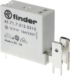 Przekaźnik drukowany Finder 45.71.7.006.0310 45.71.7.006.0310, 16 A, 50 szt.