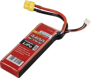 Pakiet akumulatorów (LiPo) 7.4 V 2400 mAh 20 C Conrad energy Softcase XT60