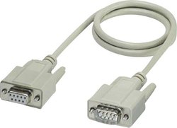 Kabel szeregowy, równoległy Phoenix Contact 1656233, [1x złącze żeńskie D-SUB 9-pin - 1x złącze męskie D-SUB 9-pin], 1.00 m