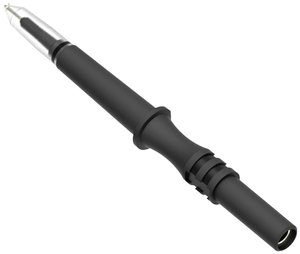 Końcówka testowa Ø0,7 mm ze złączem bananowym Ø4 mm, czarna Końcówka pomiarowa Electro PJP 464-IEC-CD1-N 1 szt.