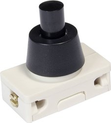 Przełącznik wciskany interBär 3030-211.02, 13 mm, 250 V/AC, 2 A, 1 szt.