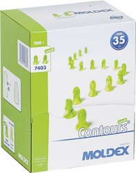 Zatyczki do uszu Moldex Contours small 740301, 35 dB, 200 par(a)