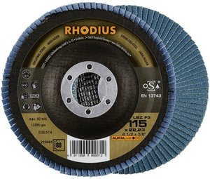 Tarcza lamelkowa Rhodius LSZ F3 210663 Średnica 115 mm 1 szt.