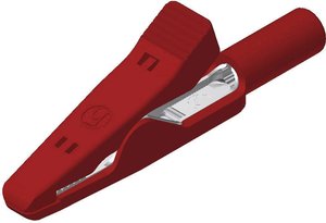 Zacisk szczękowy, 2 mm, MA1 S., czerwony Zacisk szczękowy MA-1 S, czerwony