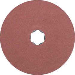 Krążek z włókna korundowego COMBICLICK Ø 115 mm A 120 do uniwersalnych zastosowań Tarcza ścierna PFERD CC-FS 115 A 120 64190012 25 szt.