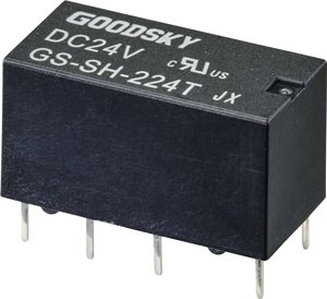 Przekaźnik drukowany GoodSky GS-SH-224T 2347598, monostabilny, 1 cewka, 24 V/DC, 2 A, 1 szt.