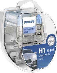 Żarówka samochodowa H1 Philips WhiteVision Ultra, P14.5s, 55 W, 12 V, 1 par(a)