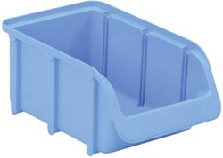 Skrzynka magazynowa Hünersdorff 2 672300  (S x W x G) 102 x 74 x 164 mm niebieski 1 szt.