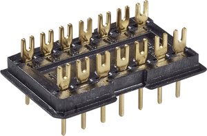 Złącze DIL Fischer Elektronik DILS 16 GO, 16 pin, RM = 2,5 mm