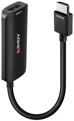 Przejściówka, adapter HDMI LINDY 38329 HDMI 8K60 auf DisplayPort 1.4 Konverter, [1x HDMI - 1x DisplayPort, Micro USB]