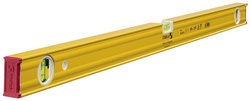Poziomica STABILI Typ 80 AS-2, 90 cm, wzmocniony profil aluminiowy, 1 libella pozioma, 2 libelle pionowe, zintegrowany korek, Made in Germany Lekka poziomica Stabila 19195
