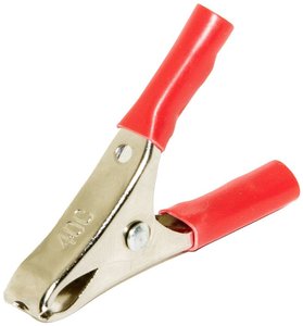 Zaciski akumulatorowe Mueller Electric BU-40C-2 BU-40C-2 Maksymalny zakres zacisku: 19 mm Długość: 58 mm stalowy, czerwony 1 szt.